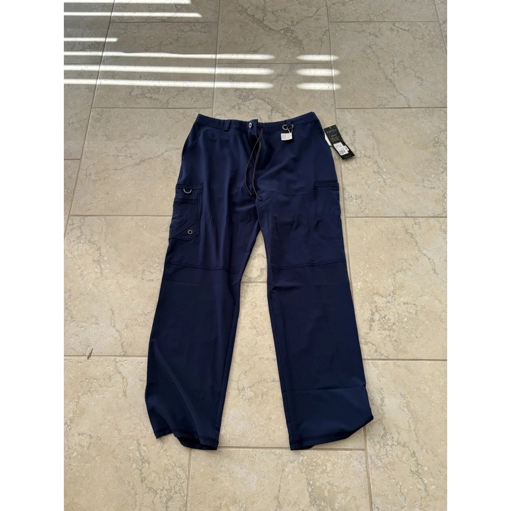 Infinity Cherokee Men's Scrub Pants Modern Fit Drawstring CK200A Size L Navy